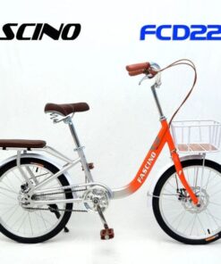 Xe đạp mini nữ Fascino FCD22 giảm giá 300K 22 Xe đạp Mini Fascino Fcd22 Màu Bạc Cam