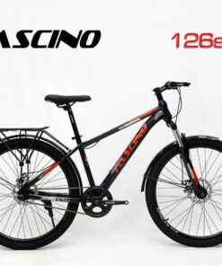 Xe đạp đia Hình Fascino 126s Màu đen đỏ