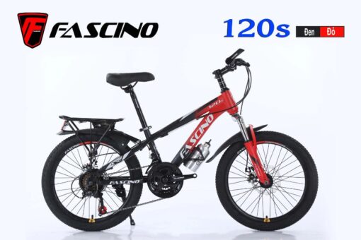 Xe đạp đia Hình Trẻ Em Fascino 120s Màu đen đỏ