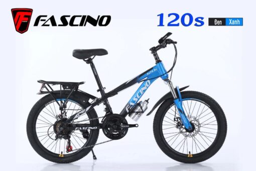 Xe đạp đia Hình Trẻ Em Fascino 120s Màu đen Xanh