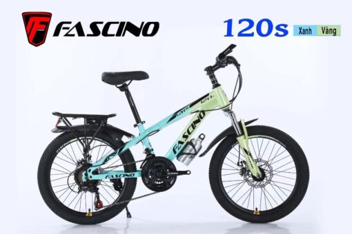 Xe đạp đia Hình Trẻ Em Fascino 120s Màu Xanh Vàng