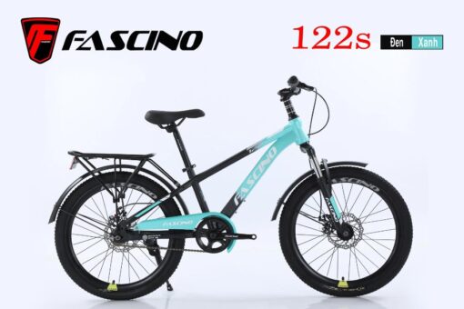 Xe đạp đia Hình Trẻ Em Fascino 122s Màu đen Xanh