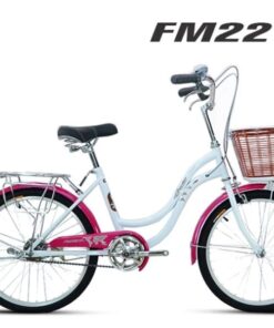 Xe đạp mini nữ Fascino FM22 giảm giá 200K 34 Xe đạp Mini Nữ Fascino Fm22 Màu Trắng đỏ