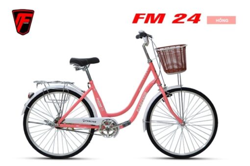 Xe đạp Mini Nữ Fascino Fm24 Màu Hồng