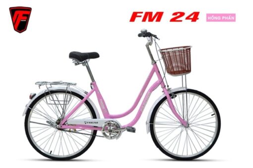 Xe đạp Mini Nữ Fascino Fm24 Màu Hồng Phấn