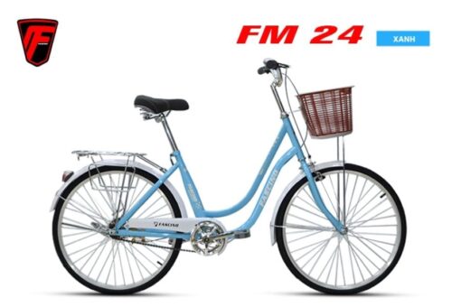 Xe đạp Mini Nữ Fascino Fm24 Màu Xanh