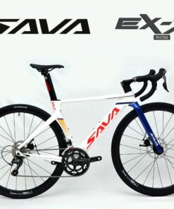 Xe đạp Sava Ex7 R4700 Màu Trắng Xanh
