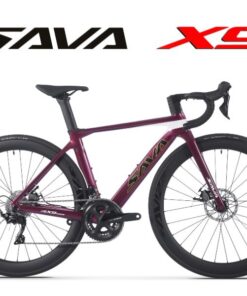 Xe đạp đua Sava x9.2 giảm giá 3M 38 Xe đạp đua Sava X9.2 Màu đỏ Mận