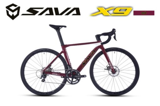 Xe đạp đua Sava X9.5 đỏ Trắng