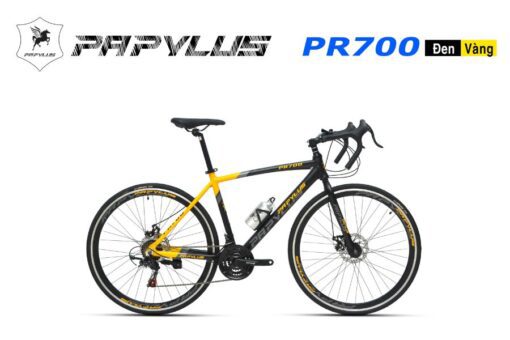 Xe đạp Dua Palylus Pr700 Màu đen Vàng