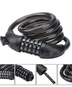 Khóa dây mật khẩu đa năng ( xe đạp, xe máy, cửa kính...vv) hàng xịn 22 Khóa Dây 5 Số Dài