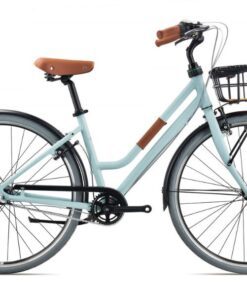 Giỏ hàng 10 Xe đạp đường Phố Momentum Ineed Dandy N3 Bản 2021 Màu Xanh
