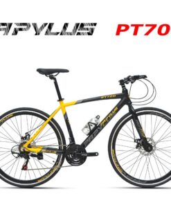 Xe đạp Touring Papylus Pt700 Màu đen Vàng