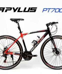 Xe đạp touring Papylus PT700S giảm giá 200K + KM 40 Xe đạp Touring Papylus Pt700s Màu đen đỏ