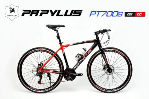 Xe đạp Touring Papylus Pt700s Màu đen đỏ