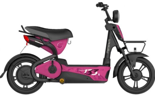 Xe điện Giant M133r (4 BÌnh) Bản 2024 Màu Hồng