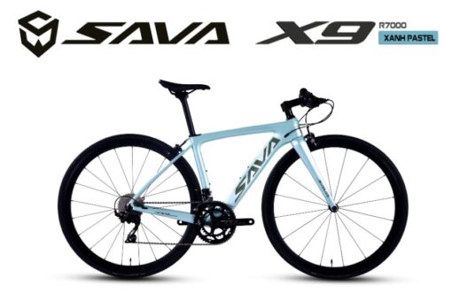 Xe đạp Touring Sava X9 Màu Xanh Pastel