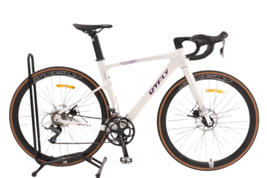 Xe đạp đua road Dtfly T200 33 Xe đạp đua Road Dtfly T200 Màu Trắng