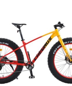 Xe đạp địa hình Chevaux Toto Fat bánh béo 24 Xe đạp đường Phố Chevaux Toto Fat Màu Vàng