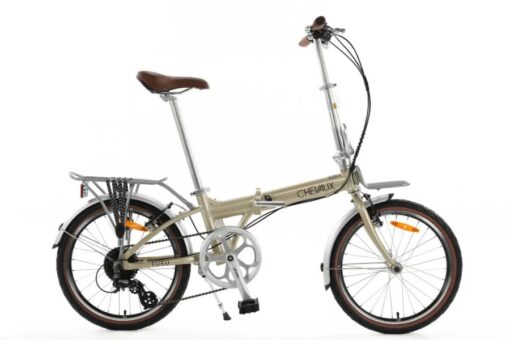 Xe đạp Gấp Chevaux Fuku Màu Nâu