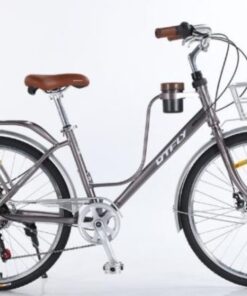 Xe đạp mini nữ Dtfly Cafe 7s 12 Xe đạp Mini Nữ Dtfly Cafe 7s Màu Xám