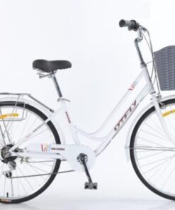 Xe đạp Nữ Dtfly City Màu Trắng