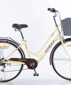 Xe đạp Nữ Dtfly City Màu Vàng