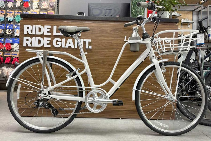 Xe đạp Nữ Momentum Ineed Latte 26 Bản 2026 Màu Trắng Tím