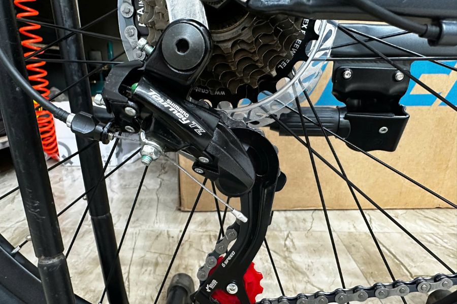 Xe đạp địa hình Deepfly MT33 khung nhôm Shimano chính hãng 52 Củ đề Sau Xe đạp địa Hình Deepfly Mt33