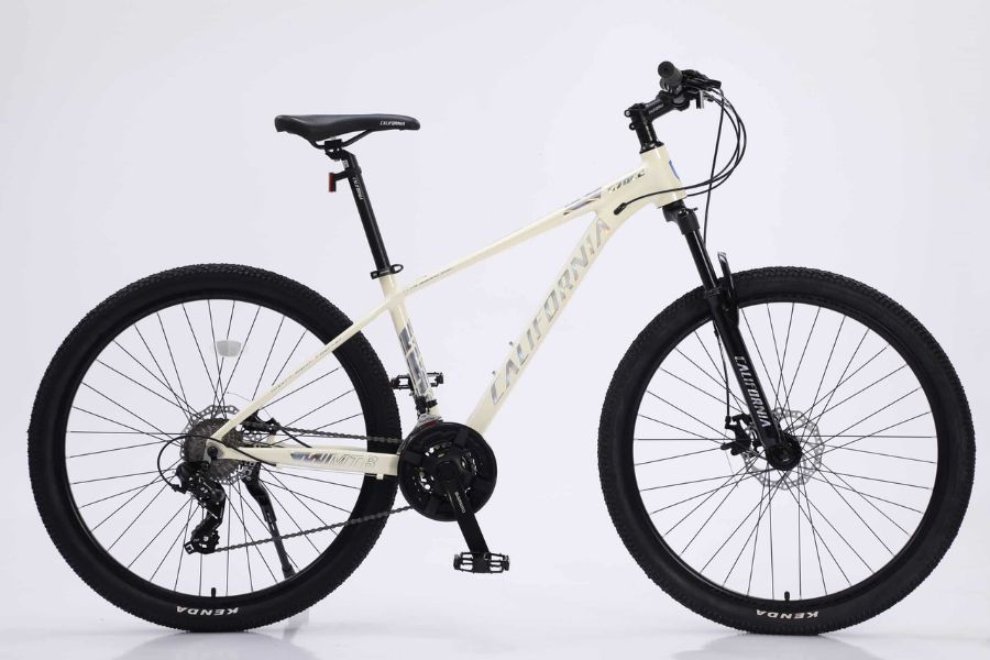 Xe đạp địa hình California 570CC bản 2022 43 Xe đạp địa Hình California 570cc Bản 2022 Màu Trắng Sứ