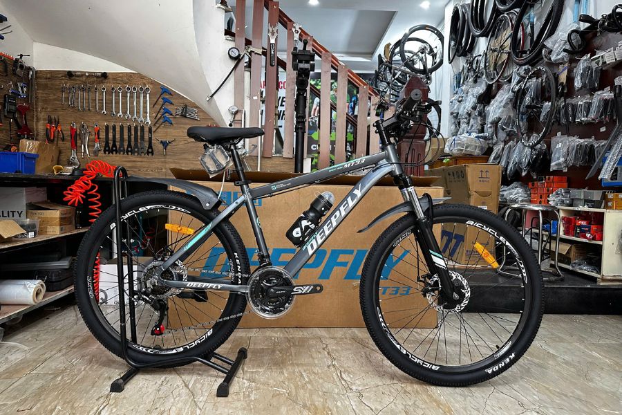 Xe đạp địa hình Deepfly MT33 khung nhôm Shimano chính hãng 45 Xe đạp địa Hình Deepfly Mt33 ảnh Thật