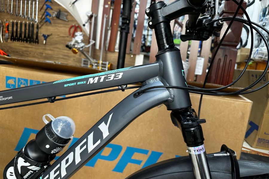 Xe đạp địa hình Deepfly MT33 khung nhôm Shimano chính hãng 48 Khung Nhôm Mối Hàn Vảy Cá Xe đạp địa Hình Deepfly Mt33