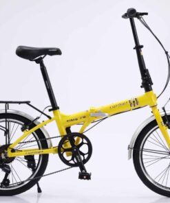 Xe đạp gấp California Time 7s khung nhôm 37 Xe đạp Gấp California Time 7s Khung Nhôm Màu Vàng