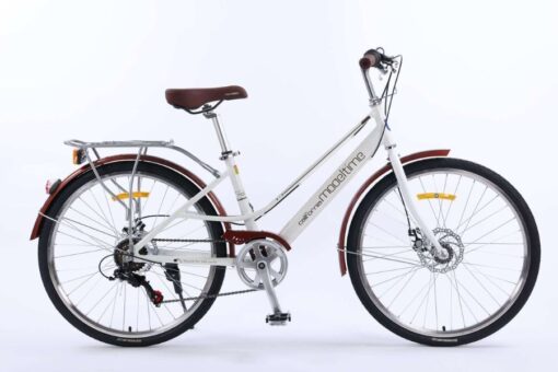 Xe đạp Nữ California Modeltime Mango Bản 2022 Màu Trắng