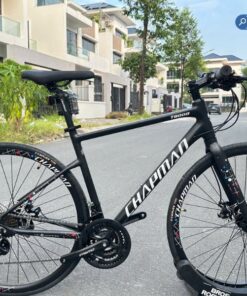 Xe đạp đường phố Chapman T8000 - Khung nhôm 30 Xe đạp đường Phố Chapman T8000 Màu đen