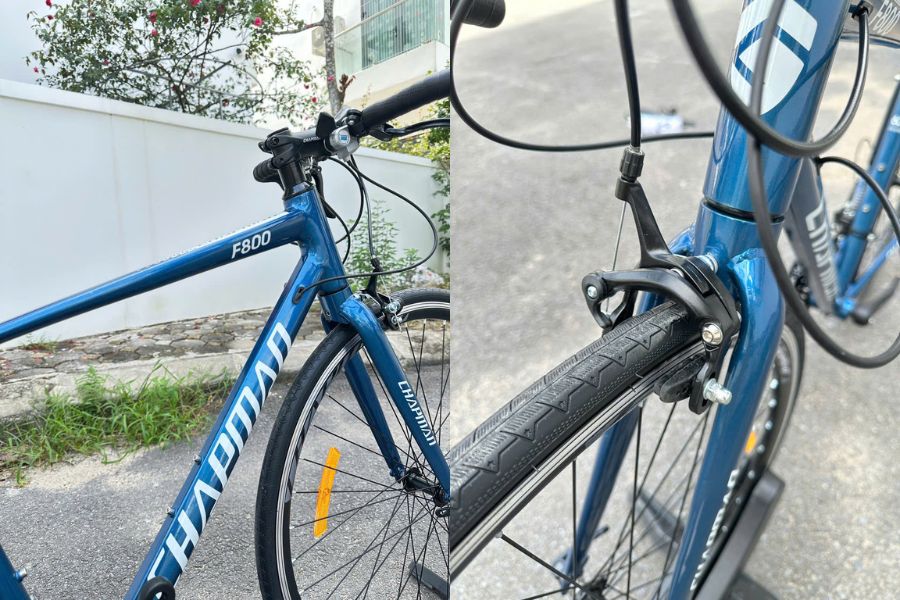 Xe đạp đua Chapman F800 khung nhôm, phanh vành 34 Cụm Phành Vành Xe đạp đua Chapman F800