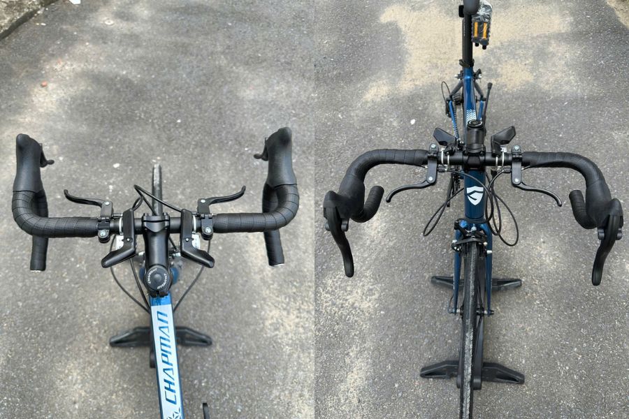 Xe đạp đua Chapman F800 khung nhôm, phanh vành 33 Tay Lái Xe đạp đua Chapman F800