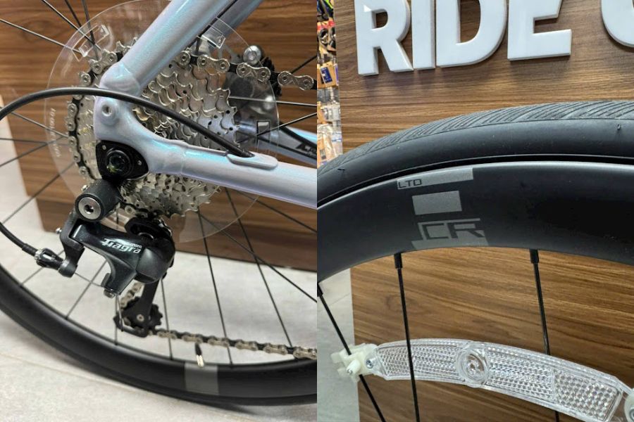 Xe đạp đua Giant PCR Ltd 1 Plus bản 2026 20 Vành Và Cùi đề Sau Xe đạp đua Giant Pcr Ltd 1 Plus Bản 2026