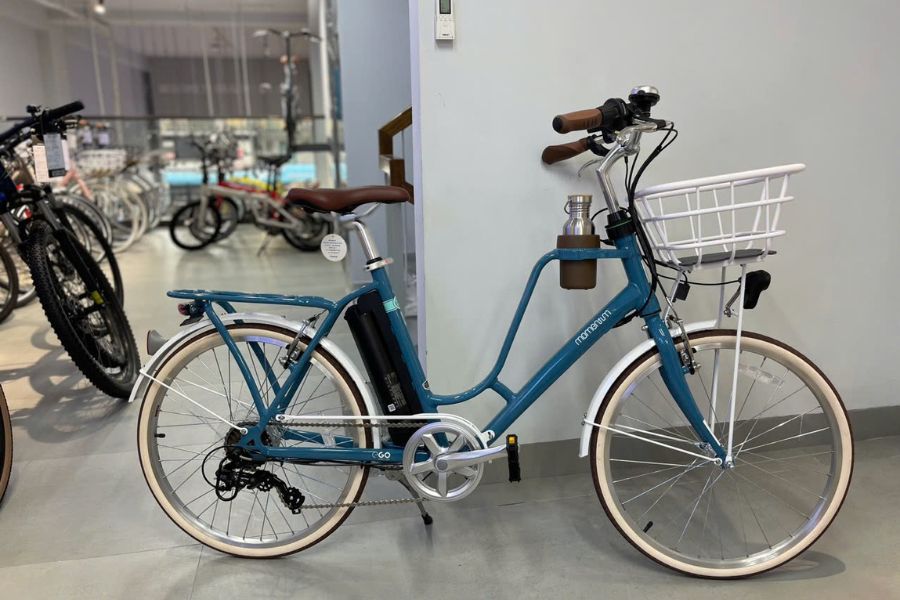 Xe đạp điện trợ lực Momentum Ineed Late Ego bản 2024 thanh lý 32 Xe Điện Trợ Lực Momentum Latte Ego 2024 ảnh Thật