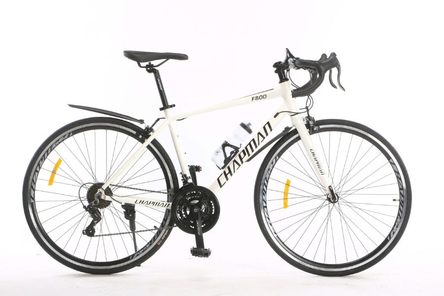 Xe đạp đua Chapman F800 khung nhôm, phanh vành 30 Xe đạp đua Chapman F800 Màu Trắng