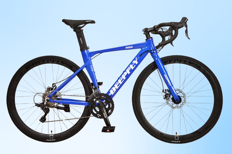 Xe đạp đua DeepFly R66 cối nổ, tay đề lắc 17 Xe đạp đua Deepfly R66 Màu Xanh