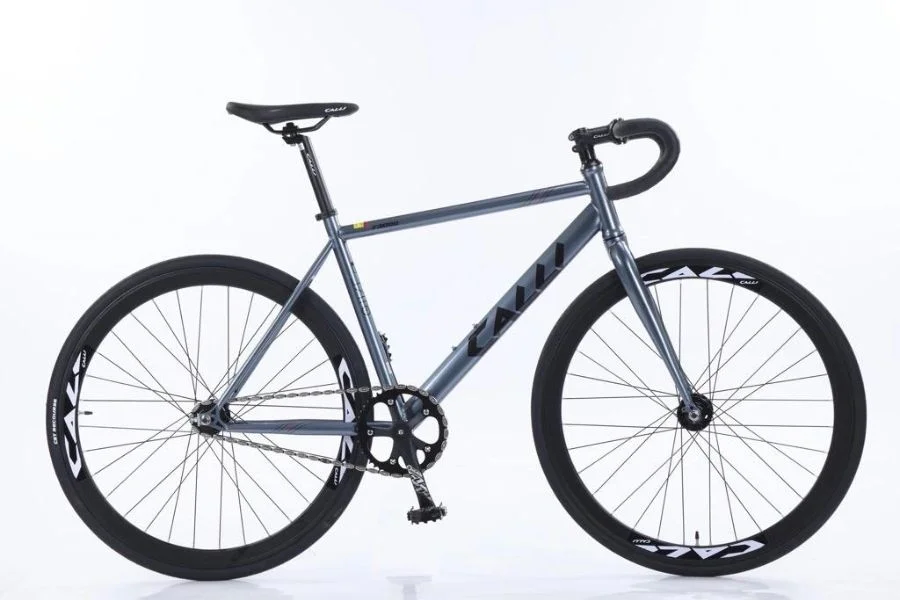 xe đạp fixgear calli F3000 màu ghi