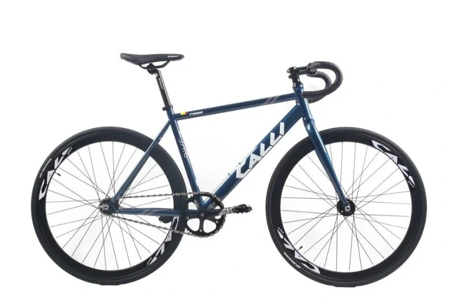 xe đạp fixgear calli F3000 màu xanh ngọc