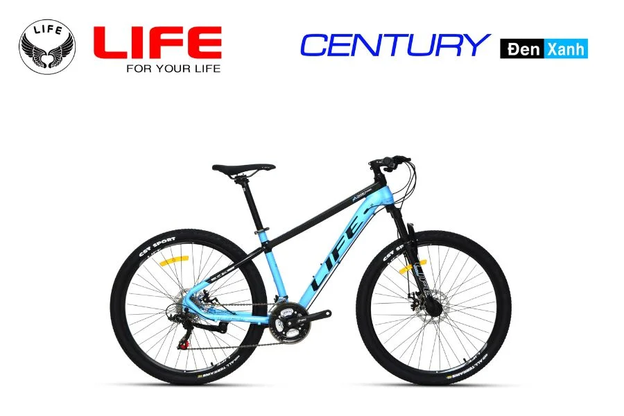 Xe đạp Life Century Màu đen Xanh