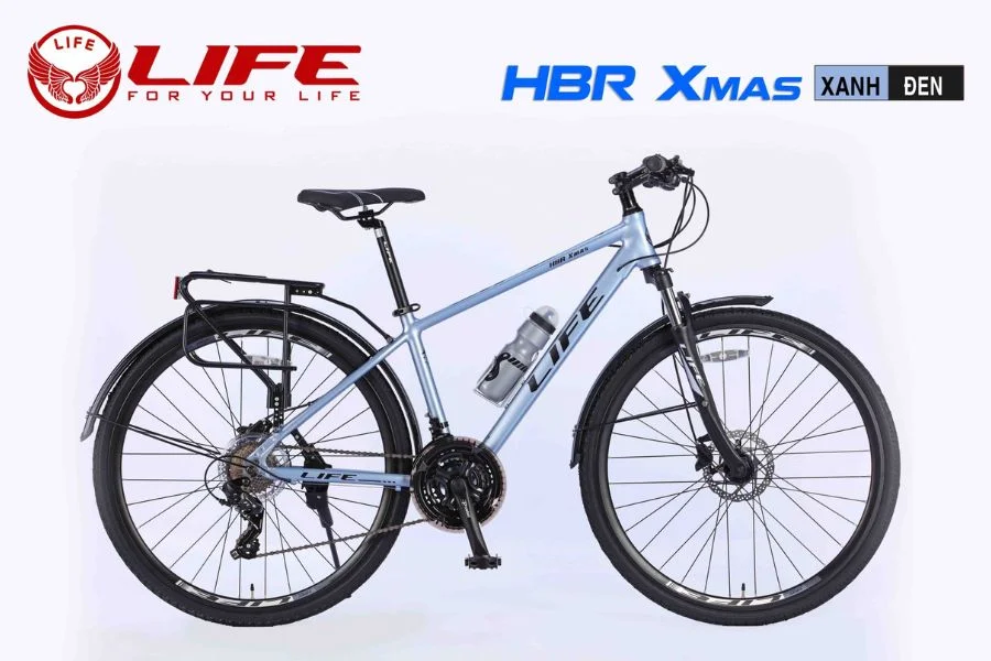 Xe đạp Life Hbr Xmas Xanh đen