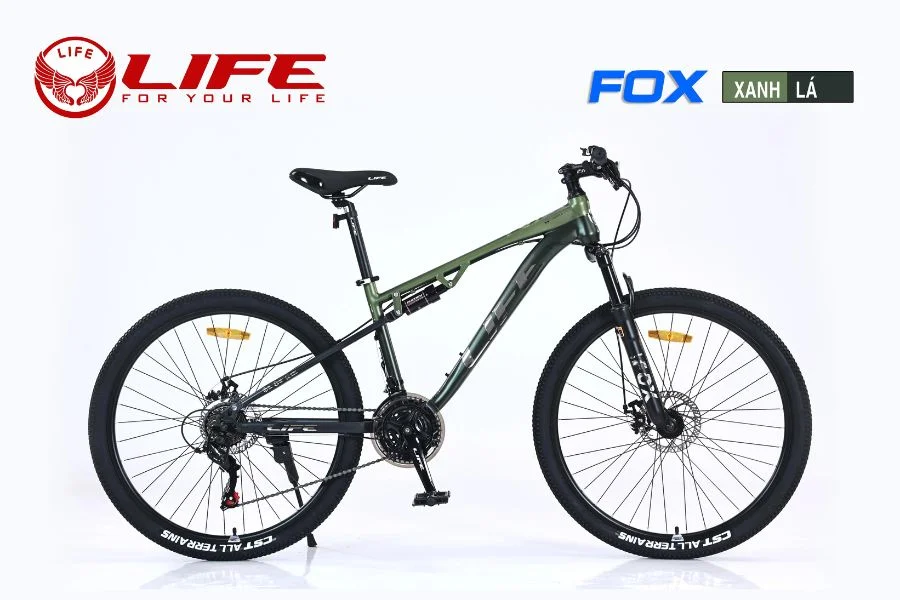 Xe đạp địa Hình Life Fox Xanh Lá