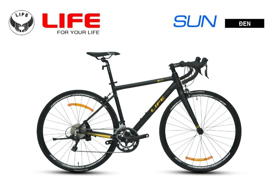 Xe đạp đua life sun màu đen