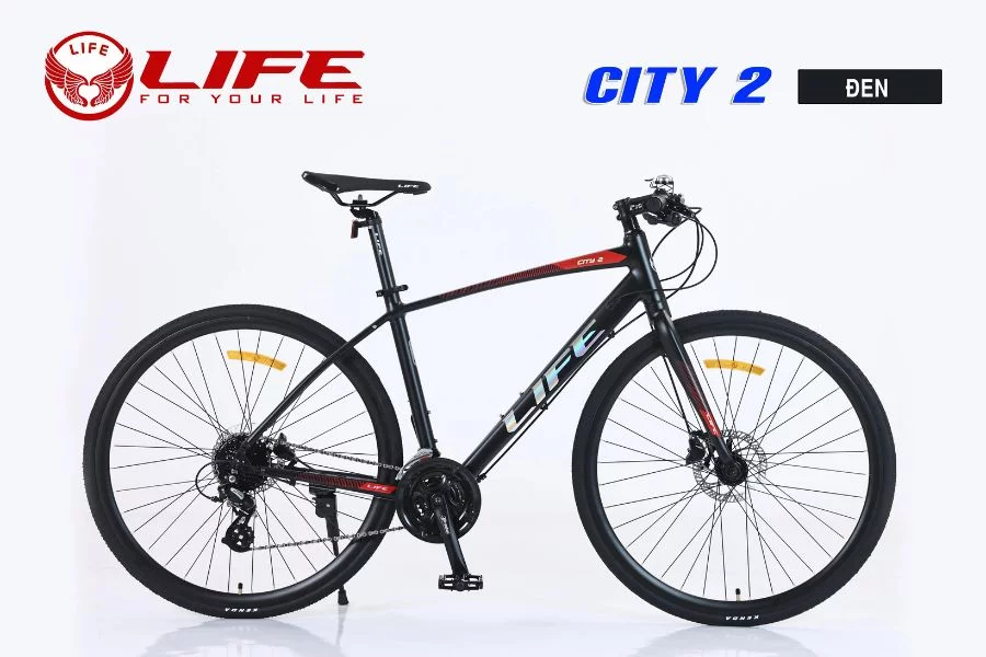 Xe đạp Life City2 Màu đen