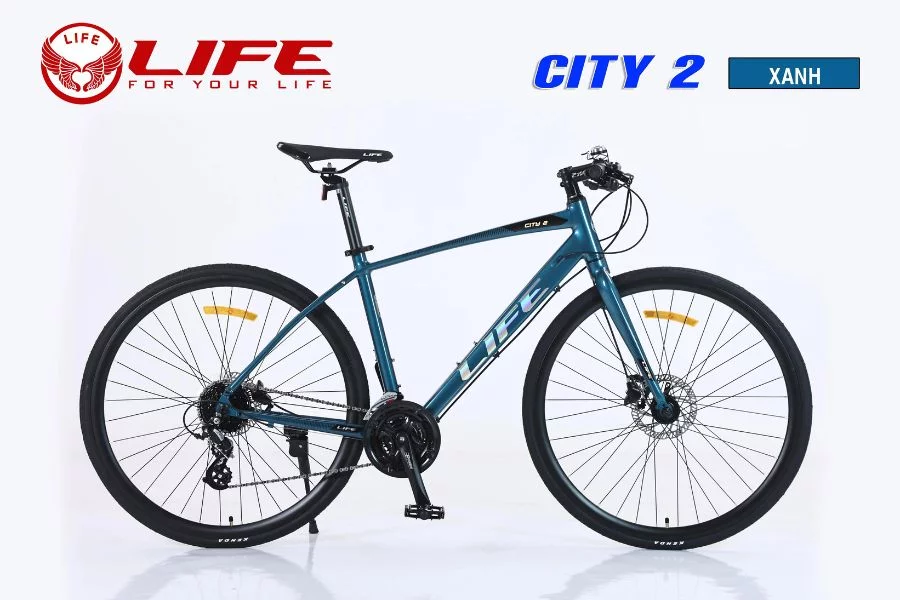 Xe đạp Life City2 Màu Xanh