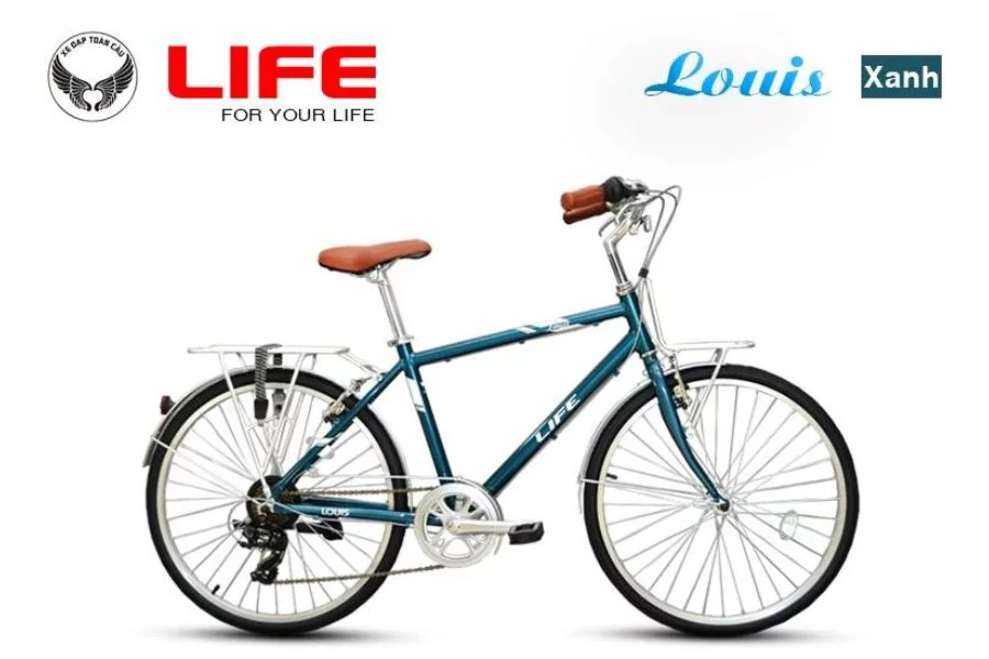 Xe đạp Life Louis Màu Xanh